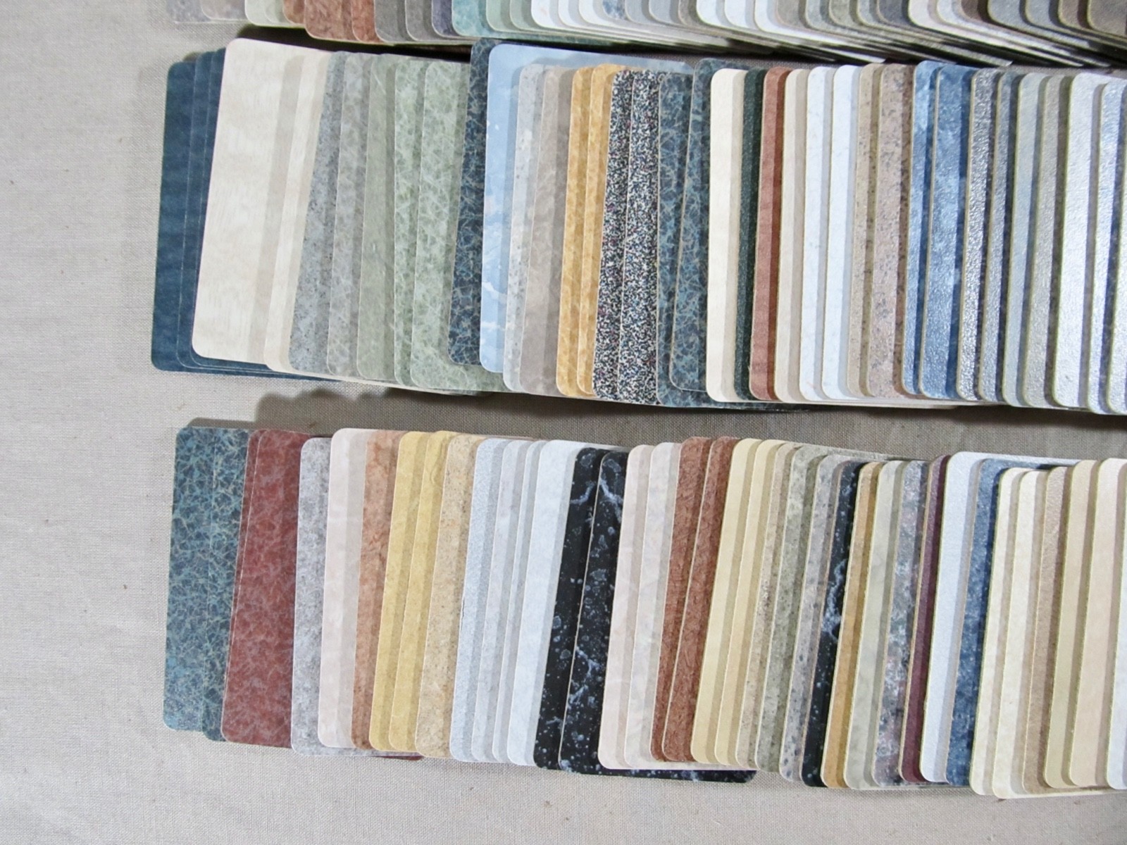Lot of 210 Vintage Wilsonart Mixed Patterned Laminate Samples for Crafts