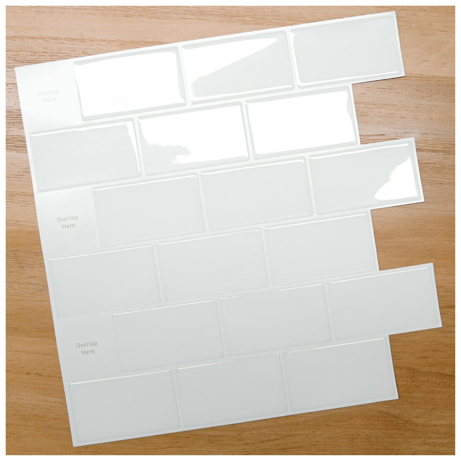 Art3d 10-Sheet 12”X12” Peel and Stick Backsplash Tile for Kitchen,Subway Tiles