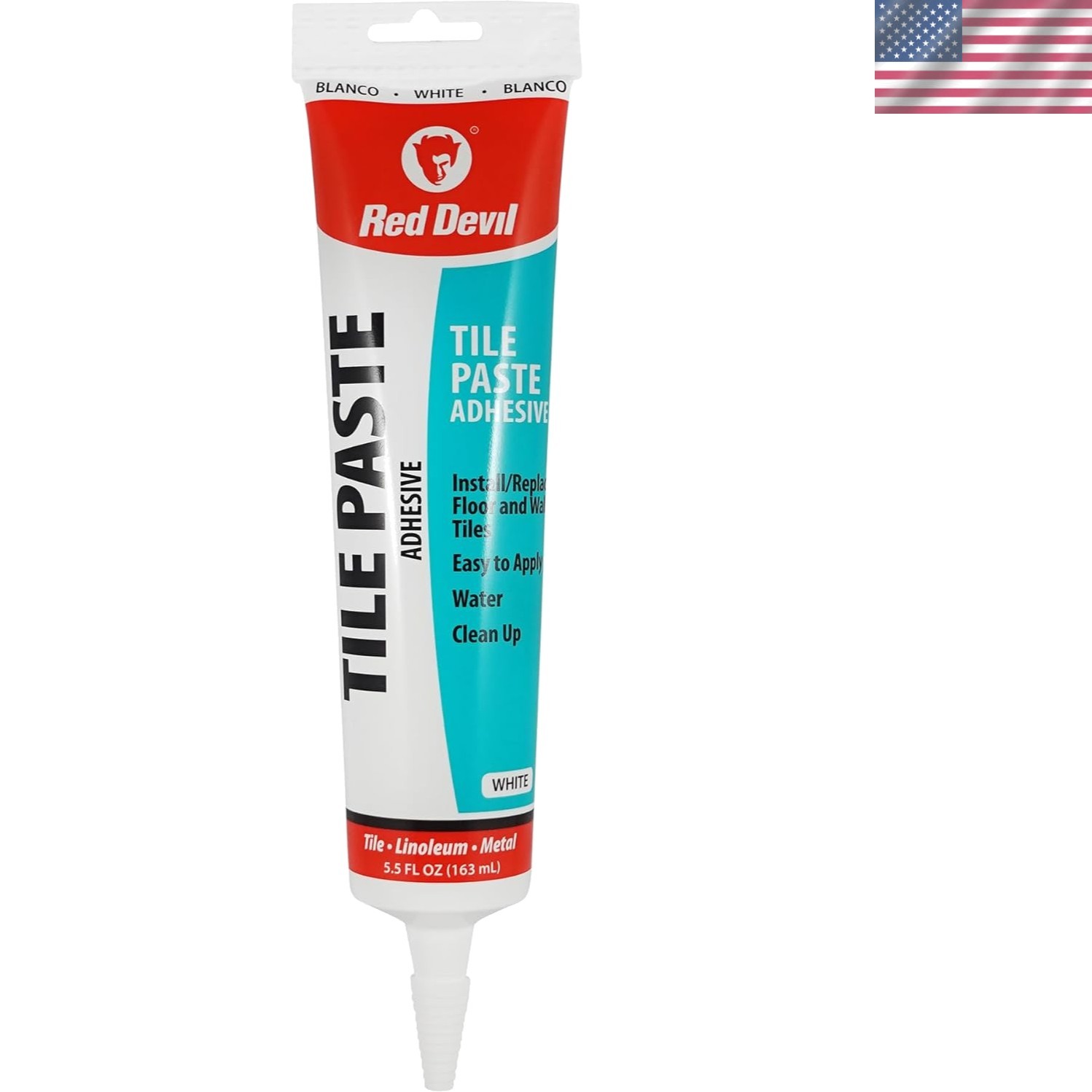 Versatile Tile Adhesive – 5.5 oz White Paste for Effortless Tiling Projects