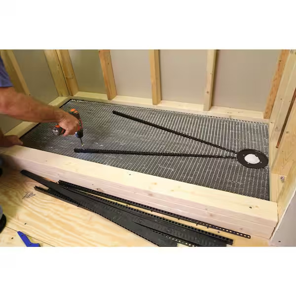 Pre-Pitch Installation Kit Custom Pitch Shower Pan Slope Liner Drain Sub Floor