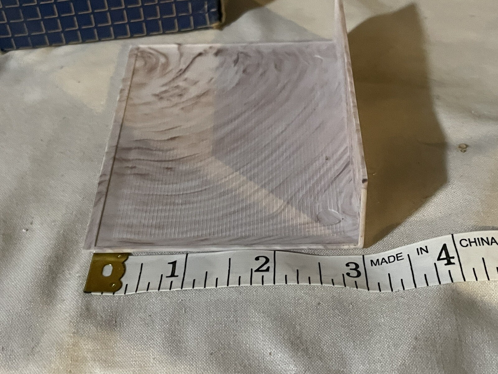 Lot of 30 Marble Vintage 1940s Plastic Field Tile Out Corners