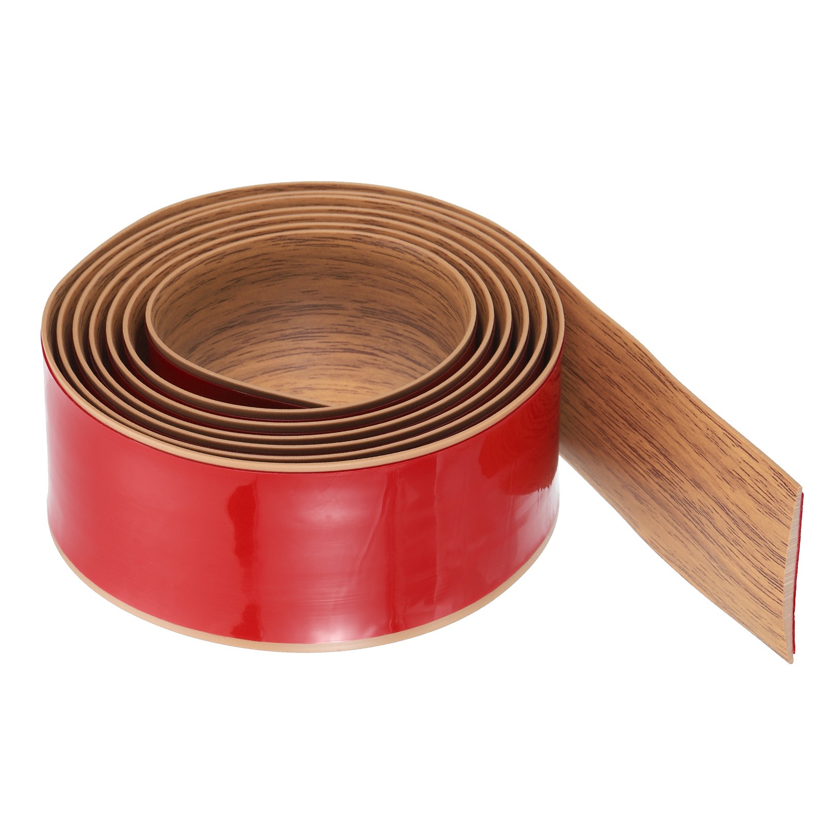6.56Ft x 2″ Floor Transition Strip, Vinyl Floor Cover Strips, Brown Wood Grain