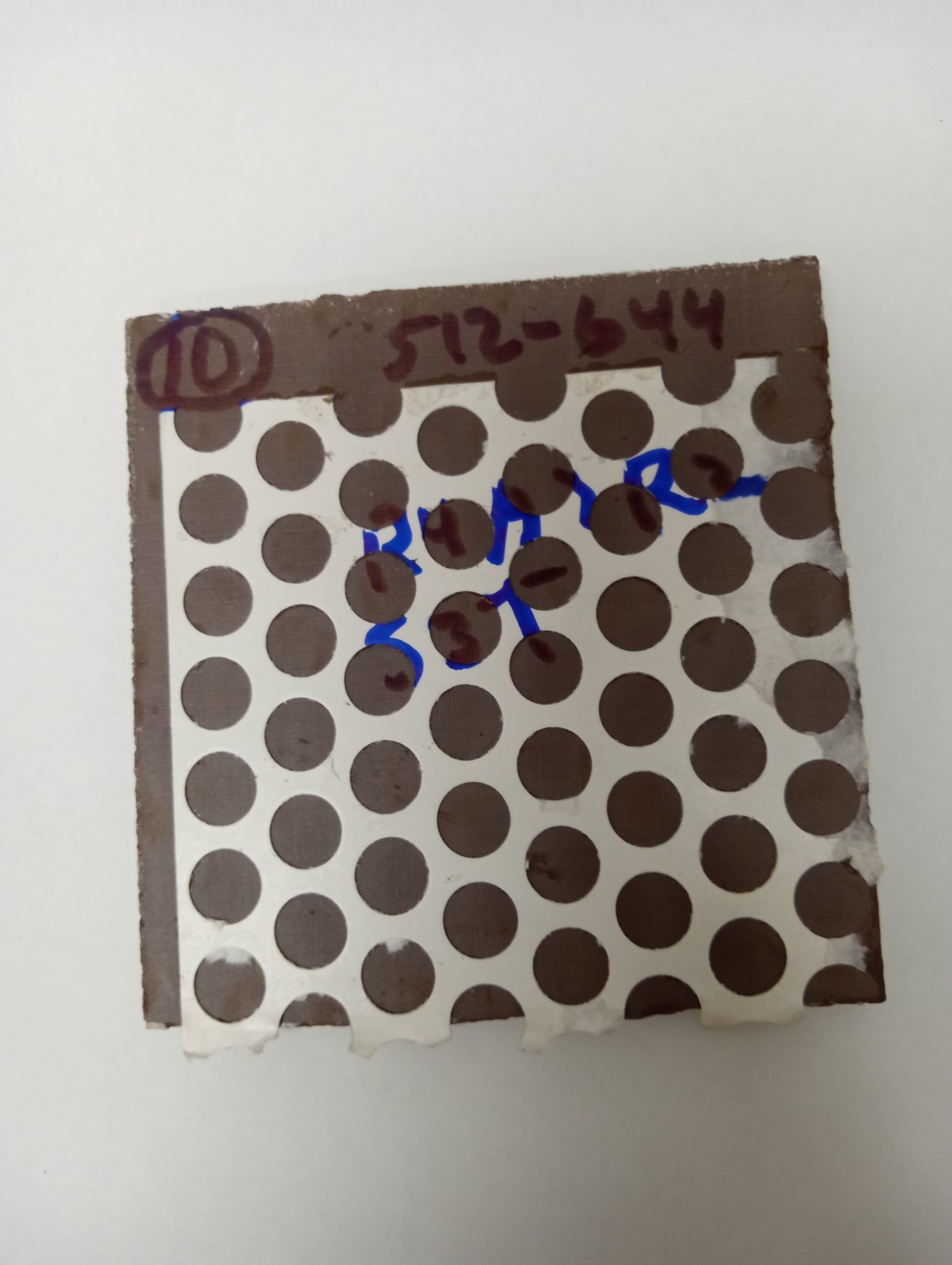4×4 Tile Glossy Soft White Square Wall Remodel Ceramic C#512-644 Sample