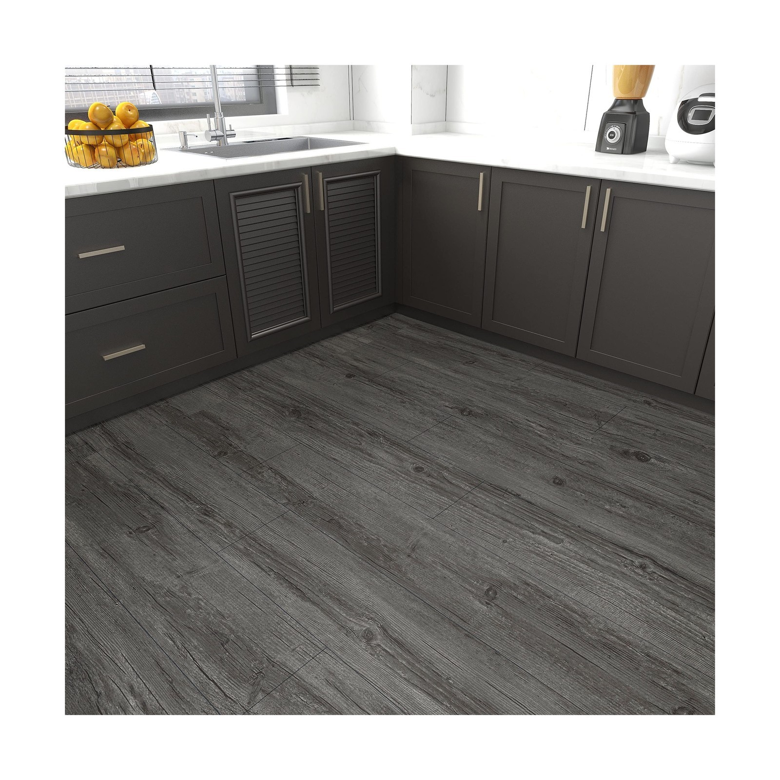 Peel and Stick Floor Tile, 54 Sq.Ft Self Adhesive Vinyl Flooring Plank, 36 Piece