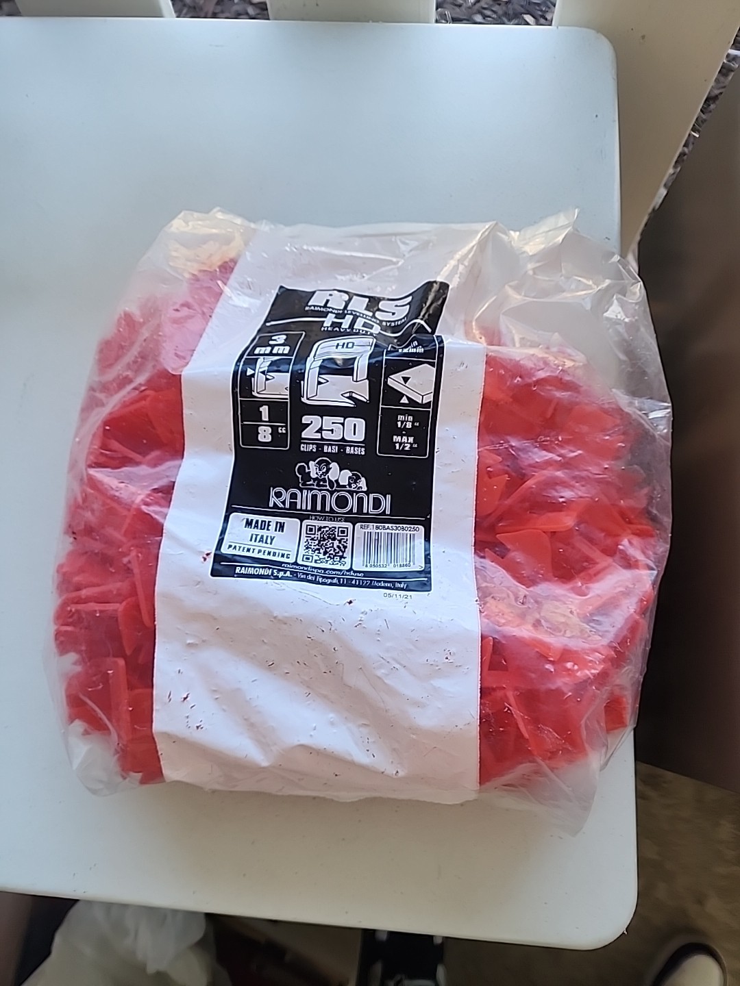 RSL HD Clips 3MM / 1/8 Inch 250 Count Bag Brand New In Package