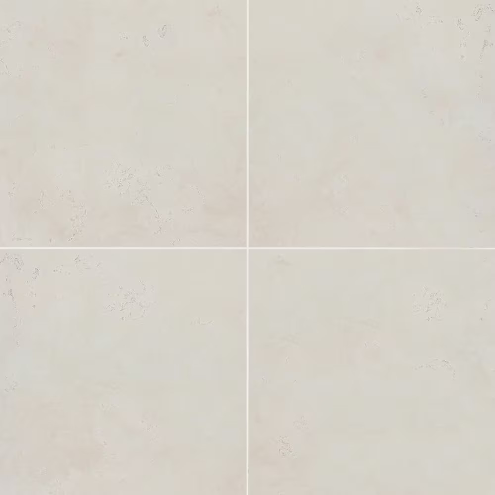 Thaddeus 32 In. X 32 In. Matte White Porcelain Tile (13.77 Sq. Ft./Case)