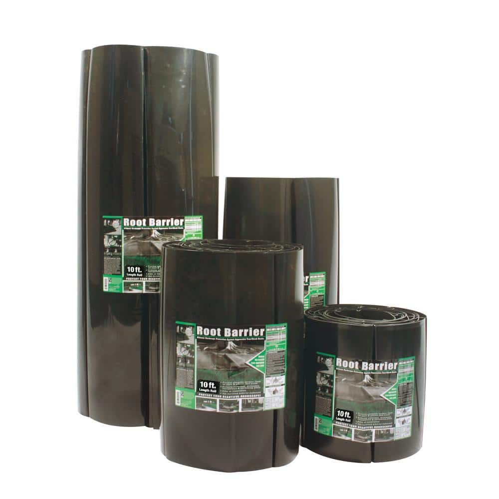 Dual Purpose Root and Water Barrier Rolls Durable Recycled 18 In. D X 120 In. L