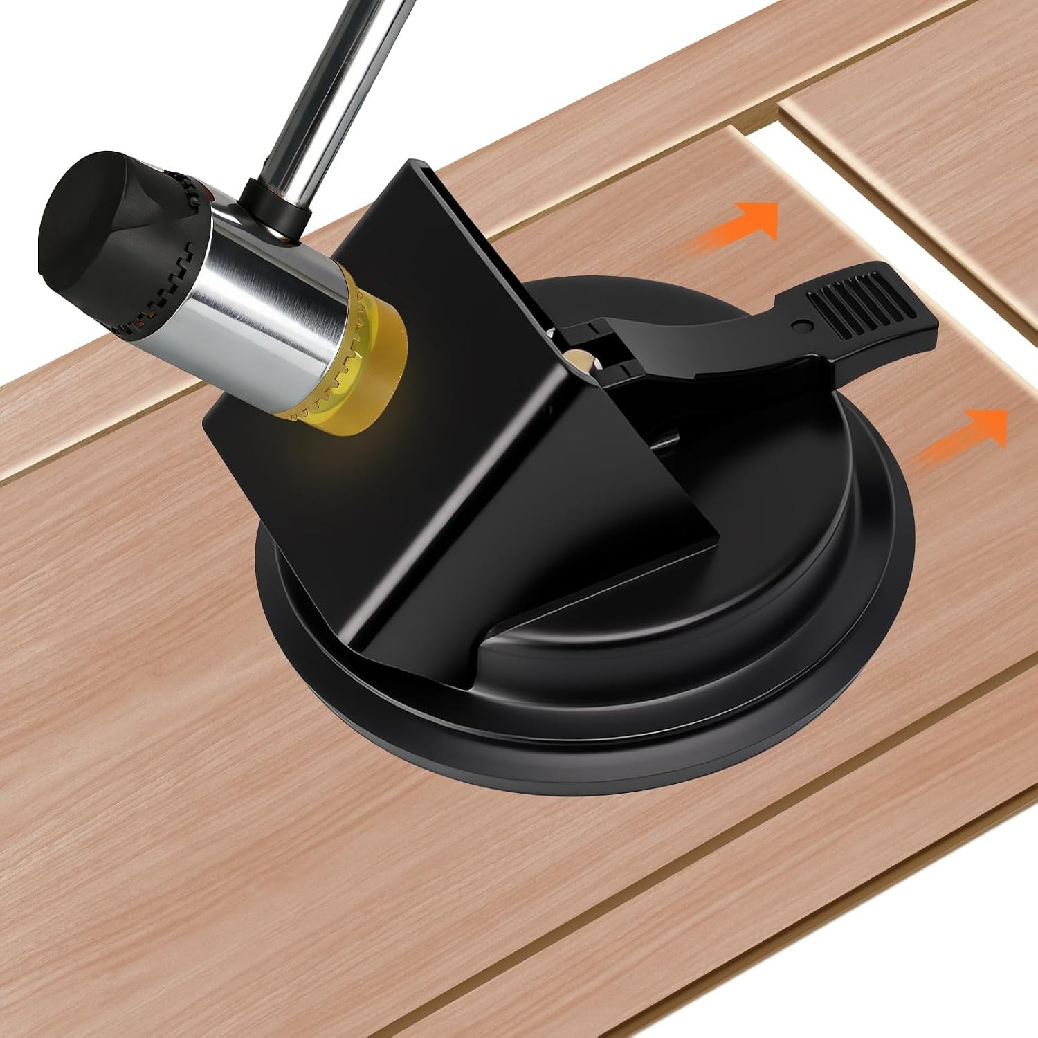 Heavy-Duty Floor Gap Fixer Tool with 130 lbs Suction Cup for Smooth Flooring