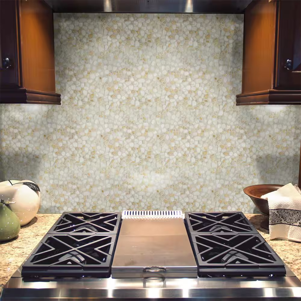 Creama River Rock 11.25 In. X 11.25 In. Honed Marble/ Limestone Floor and Wall M