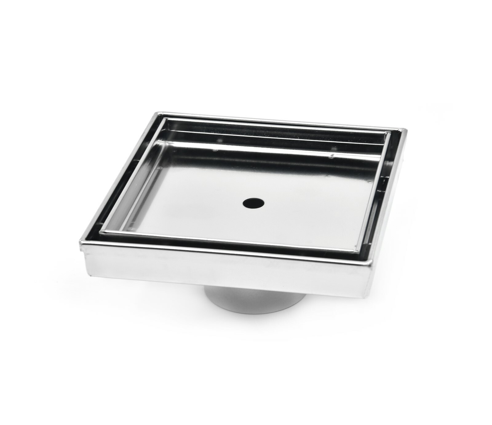 Tile Insert Square Shower Drain 5″ 316 Stainless Steel for 2″/3″ Pipe