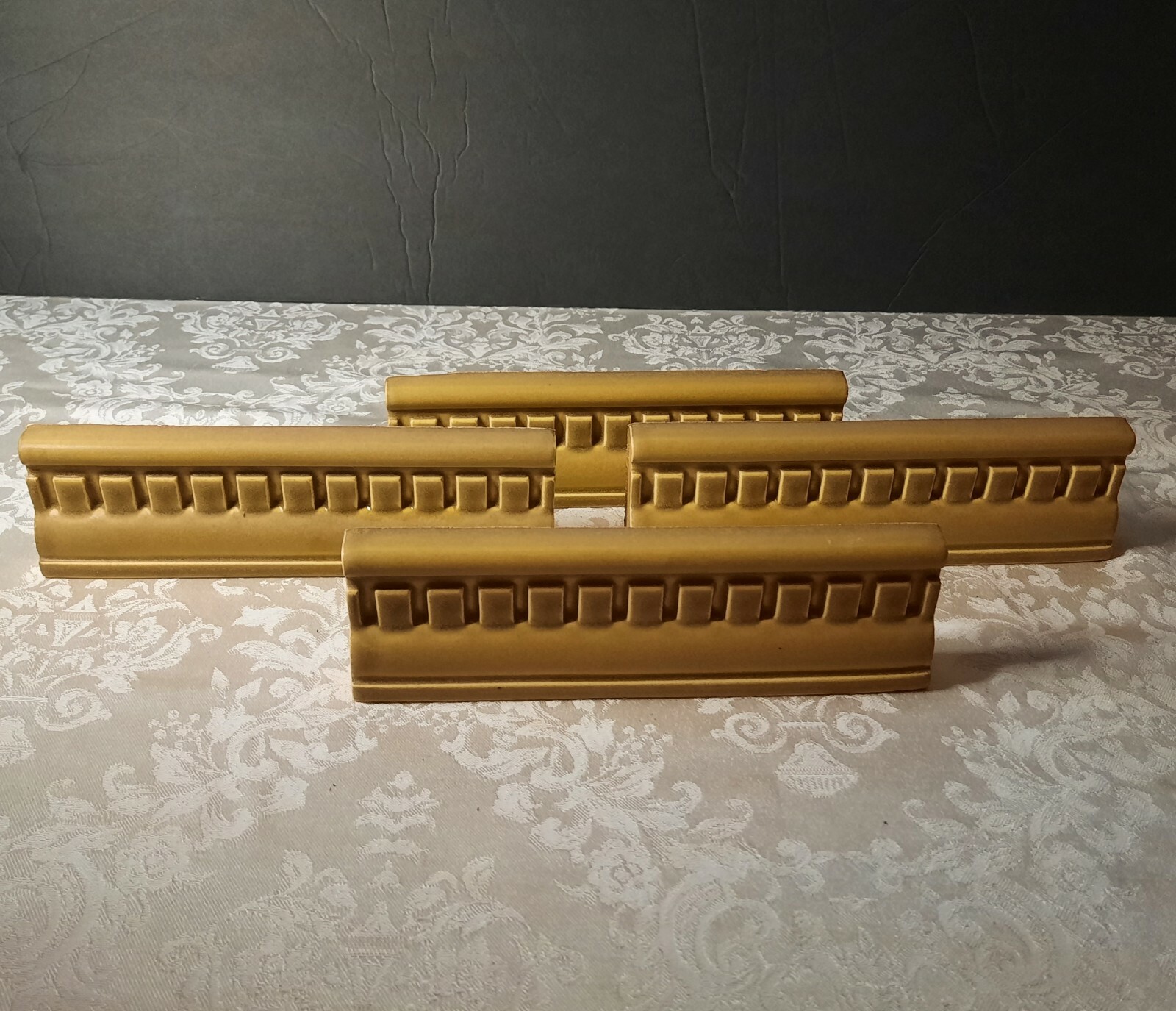 Pratt & Larson Tiles 4 Tiles Arts Crafts Light Brown Geometric NOS