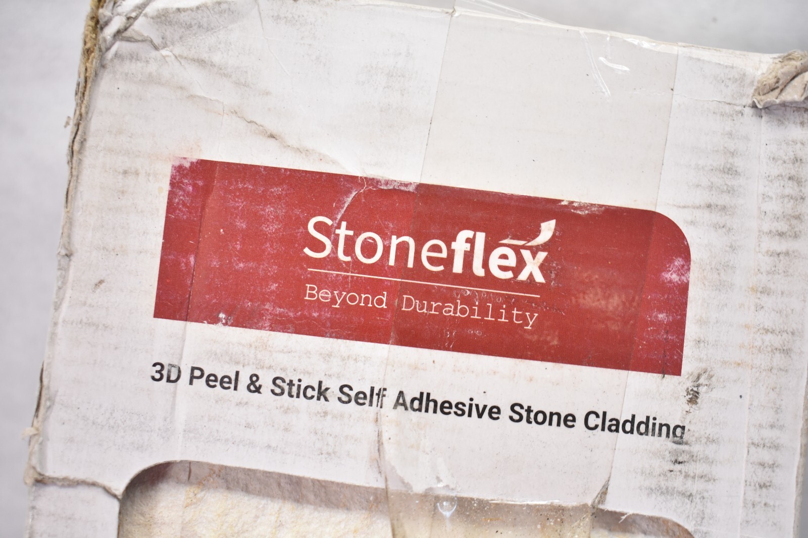 Stoneflex Gray Chateau Self Adhesive 3D Peel & Stick Natural Stone Tiles 10 Pack