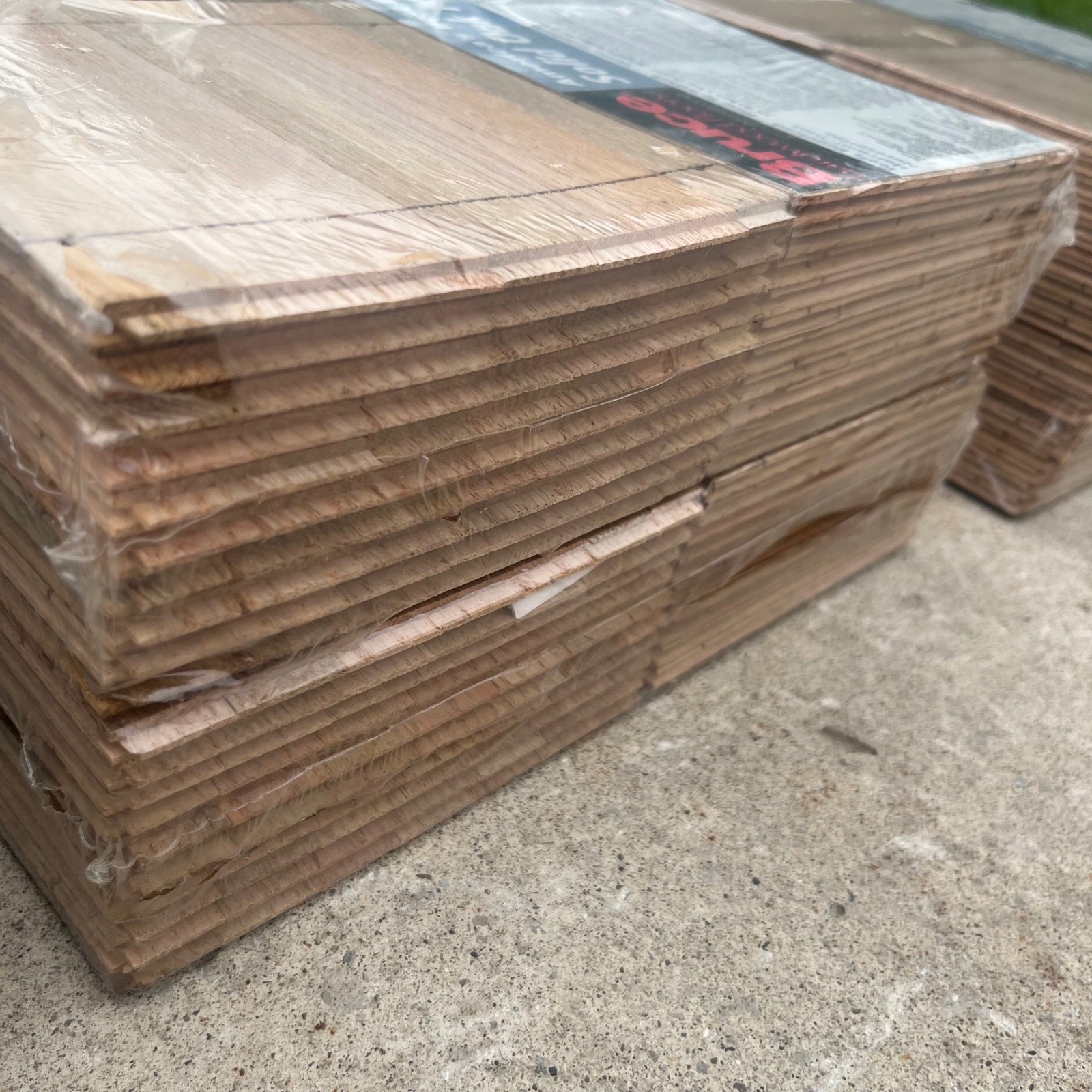 Bruce Solid Oak Parquet Flooring Bundle Lot 60 Sq Ft 12″x12″ ABC1701 Vintage