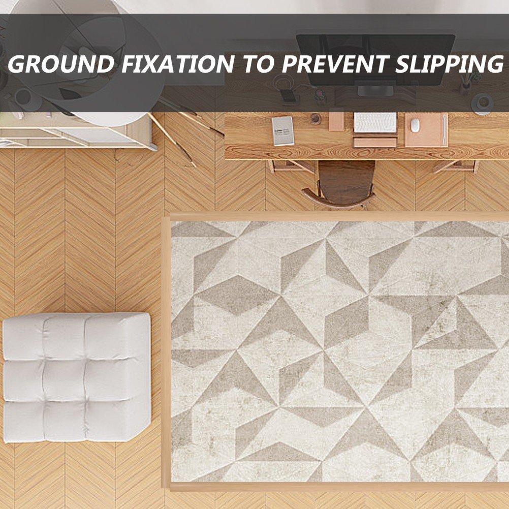 Home Entrance Threshold Ramp Strip Plastic with Slip Resistant Surface in Beige