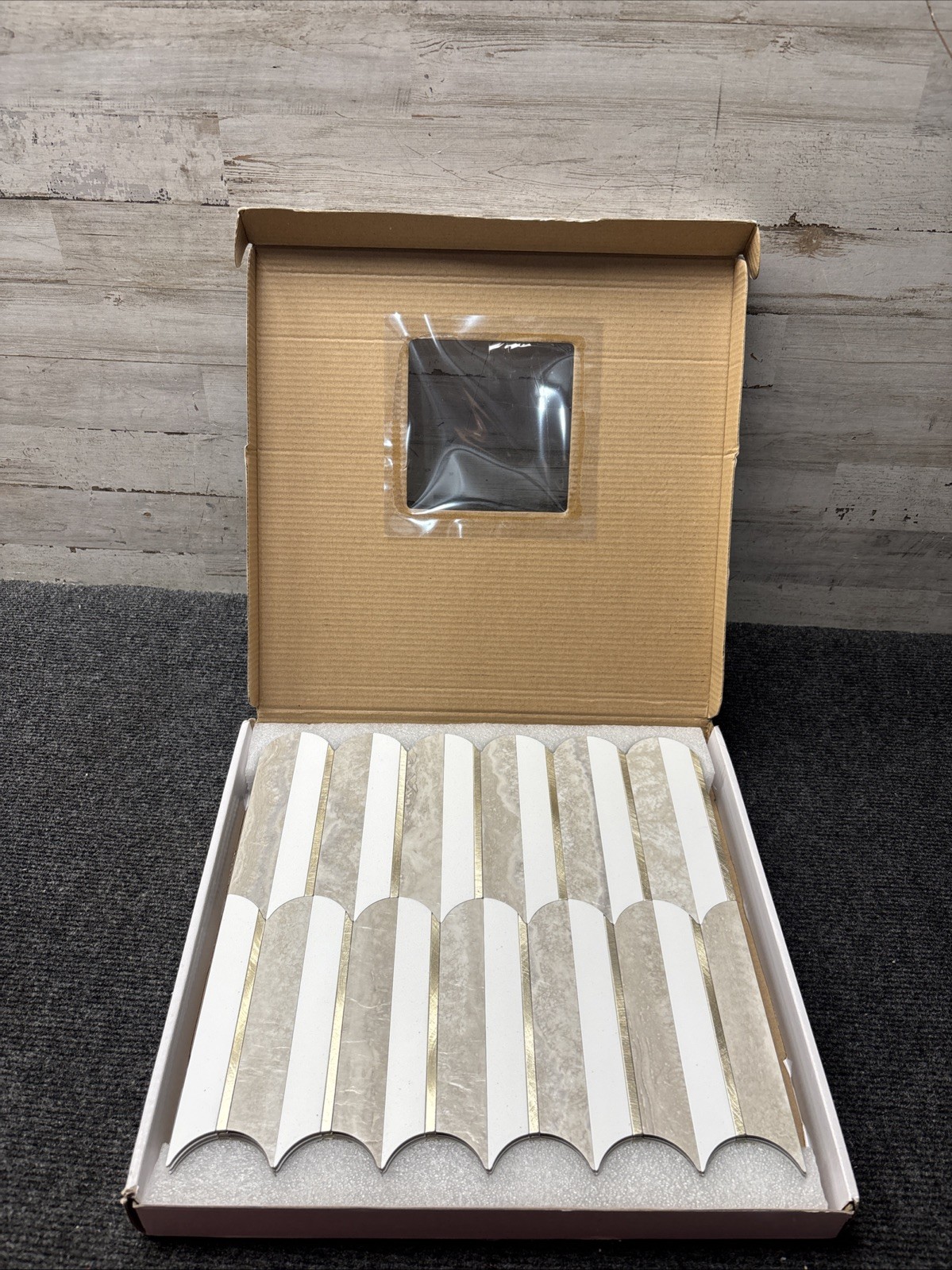 Vamos Tile Glossy Mosaic Tile 10 Sheets Peel And Stick Tile New In Box