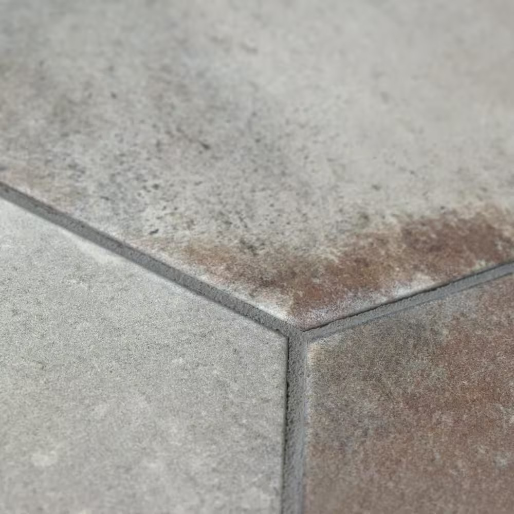 D’Anticatto Hex Grigio 11 In. X 12-3/4 In. Porcelain Floor and Wall Tile (11.25