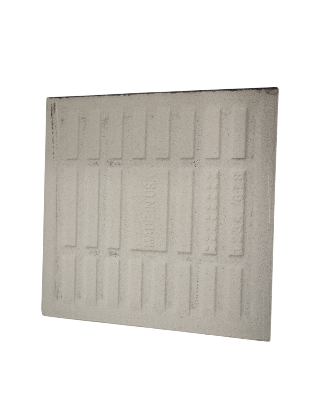 Dark Gray Ceramic Tile 4.25 in Subway Square Shower Backsplash Mid Century Grey