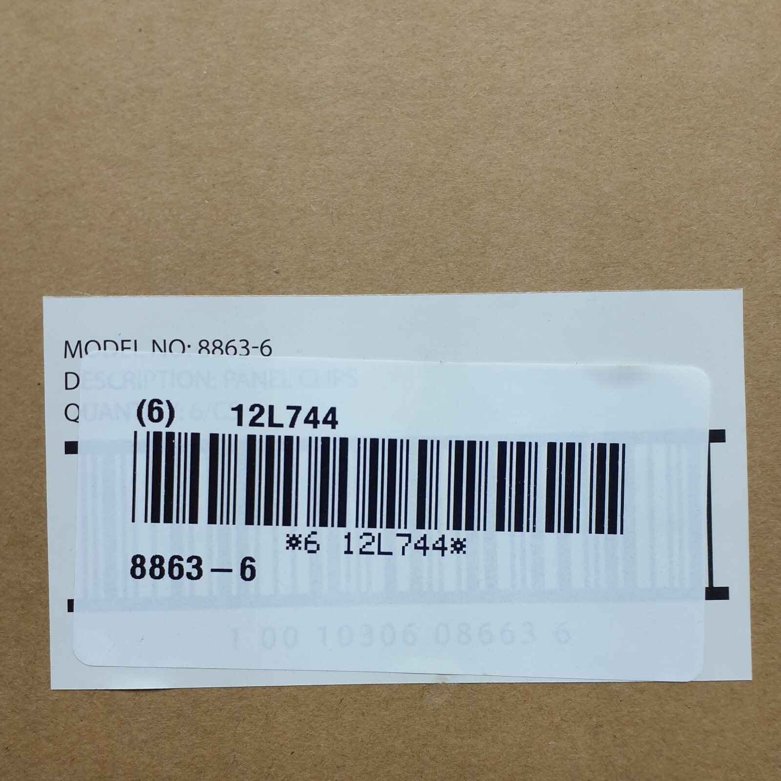 120 Pack Suspend-It 8863-6 Ceiling Tile Clips Plastic 1″ 6-20 Packs