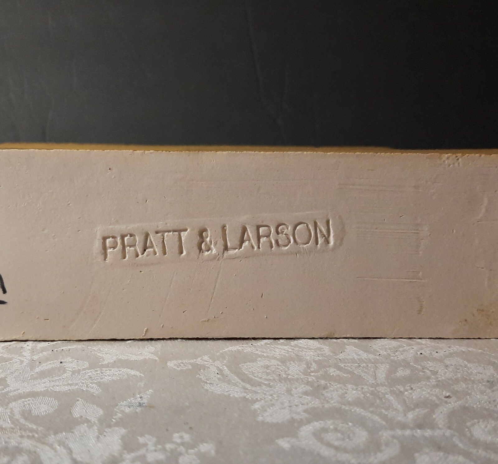 Pratt & Larson Tiles 4 Tiles Arts Crafts Light Brown Geometric NOS