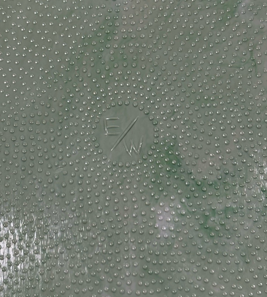 100 Vintage Pale Mint Green Marble Plastic Polystyrene Wall Tiles 4.25″x4.25″ #A