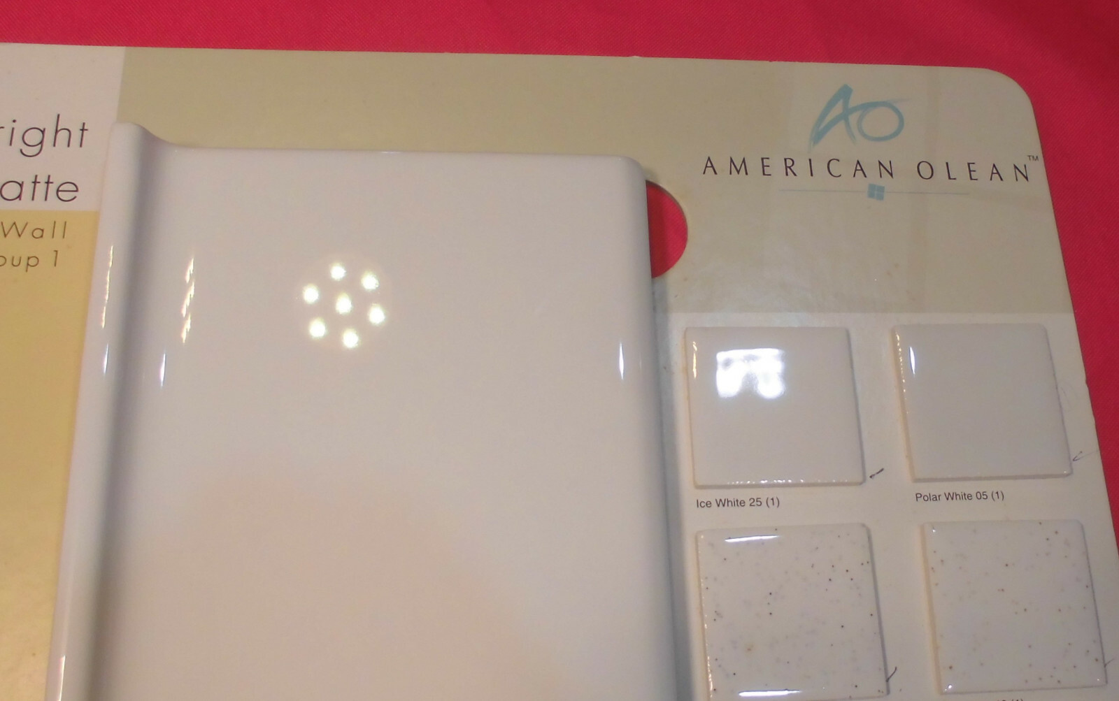 1 pc. Glossy White Bullnose Top: base/cove Ceramic Tile: 4-1/4″ X 6″ NEW-STOCK