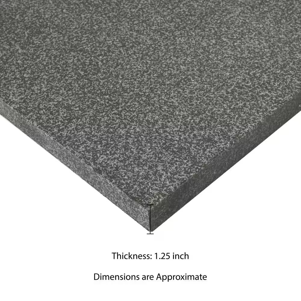 Gray Mist Granite Paver 16 In. X 24 In. X 1.18 In. Rectangular Gray Stone Flamed
