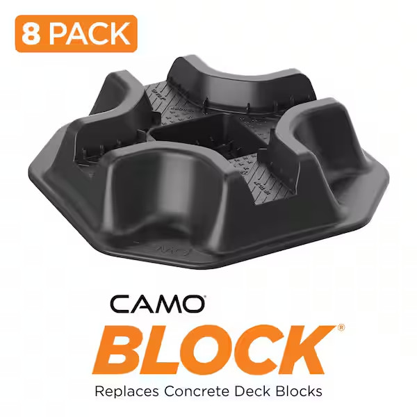 2.2 Lb. Deck Block for Joist and Post Foundation (8-Count) Free Ship NEW