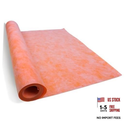 Waterproofing Membrane for Shower 3.8x33feet (125 Sq Ft) 23.6 Mil Thick