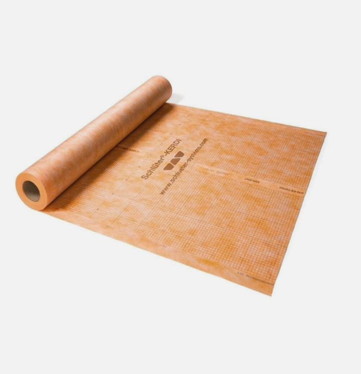 Schluter KERDI Tile Flooring and Wall Waterproofing Membrane 323 sqft. Full Roll