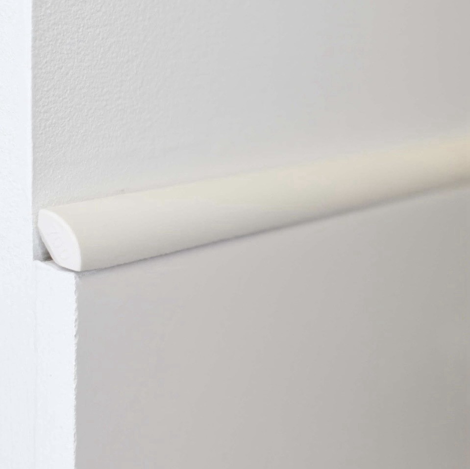 Questech 12-Pack Sand Matte Quarter Round Tile Trim 1/2″ x 12″ Corner Jolly Edge