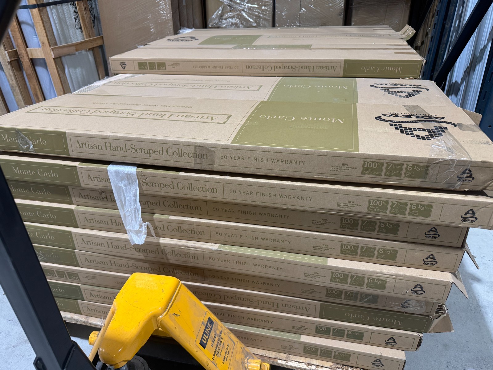 1200 Sq ft Monte Carlo Giacomo Hand Scraped Engineered Hardwood Flooring