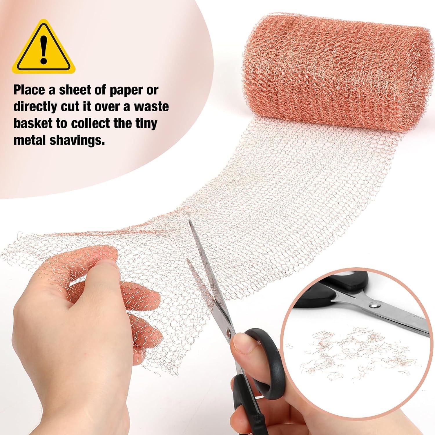 Copper Mesh Roll 5″ x40FT – 100% Pure – Rustproof Rodent, Copper Wool Garden …