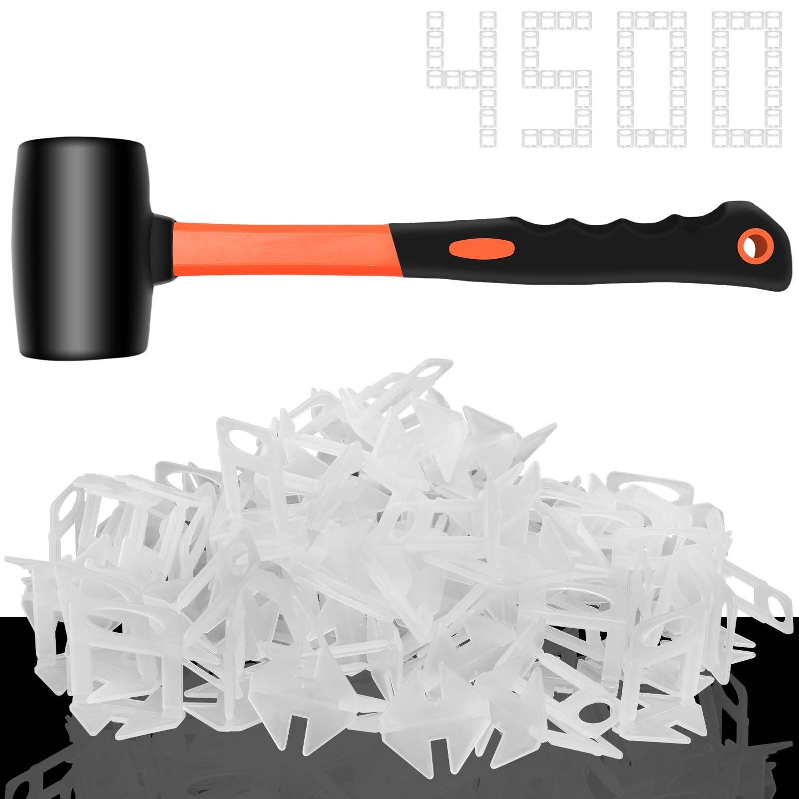 DGSL Tile Leveling System, 4500-PieceTile Spacers Clips 1/8 Inch Tile Tools, …
