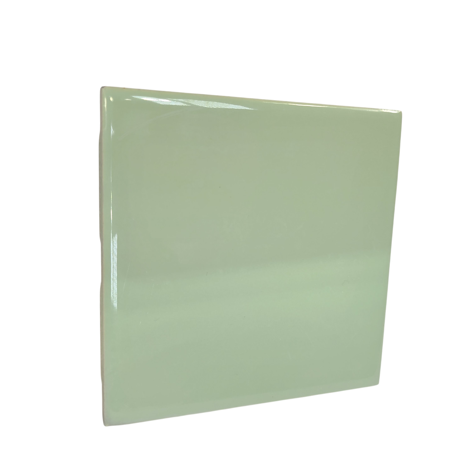 Green Jade Ceramic Tile 4 3/8 inch Jadeite Subway Backsplash Mid Century Modern