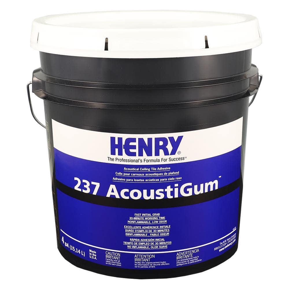 4 Gallon Acoustical Ceiling Tile Adhesive Latex-Based Non-Flammable Solvent Free