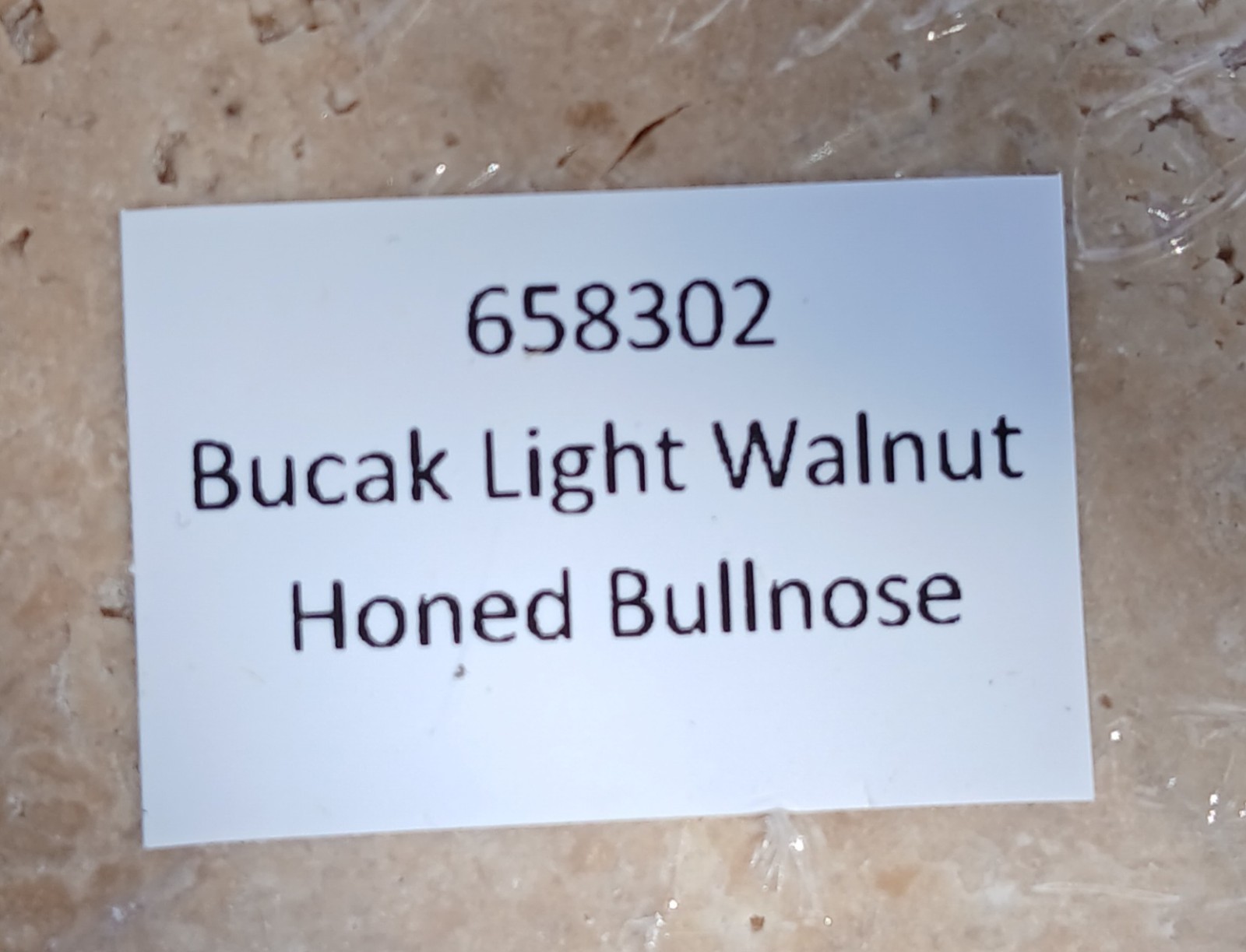 Bucak Light Walnut Honed Bullnose Travertine Wall Tiles-#658302-Set Of 9-NEW