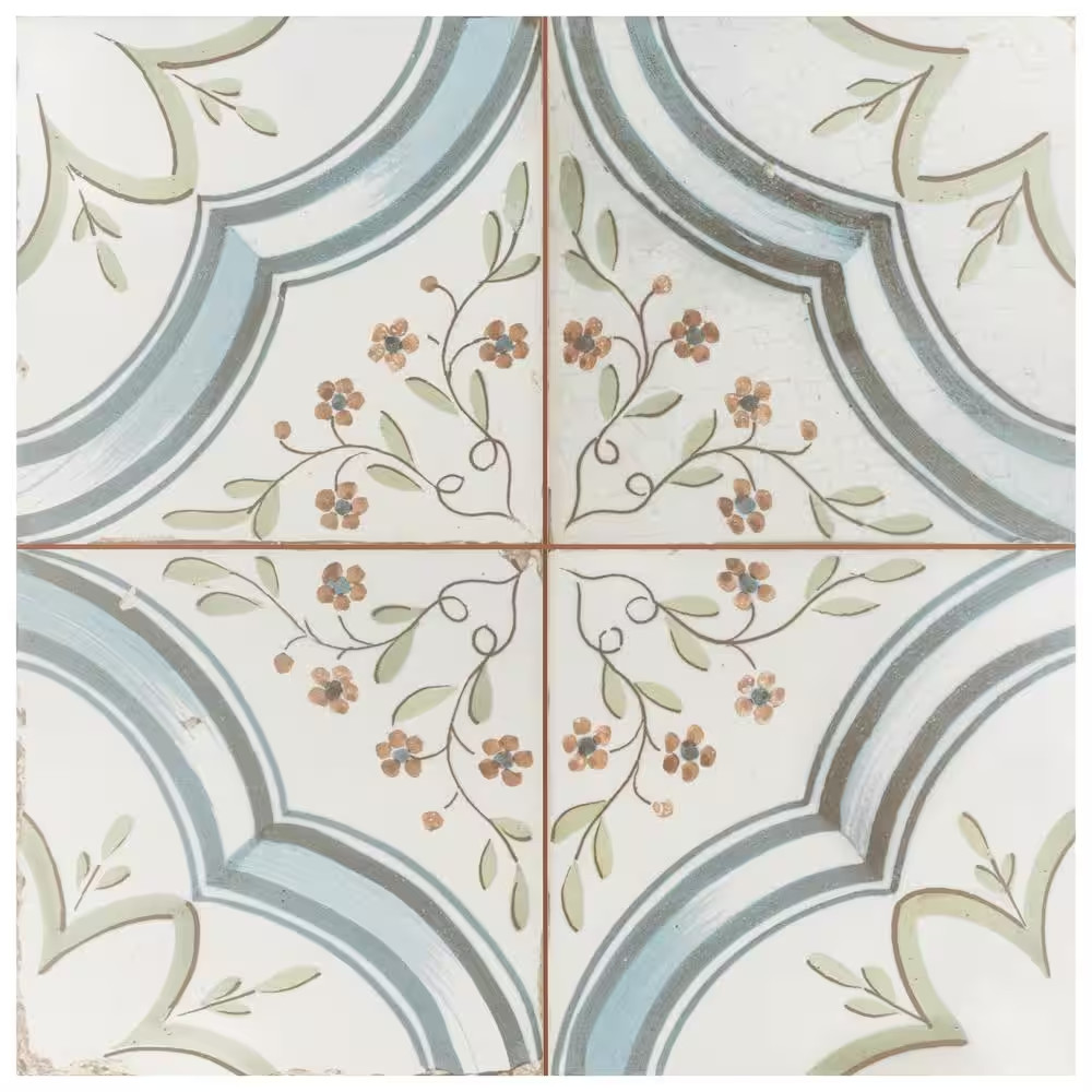 Kings Original Nijar 17-5/8 In. X 17-5/8 In. Ceramic Floor and Wall Tile (10.95