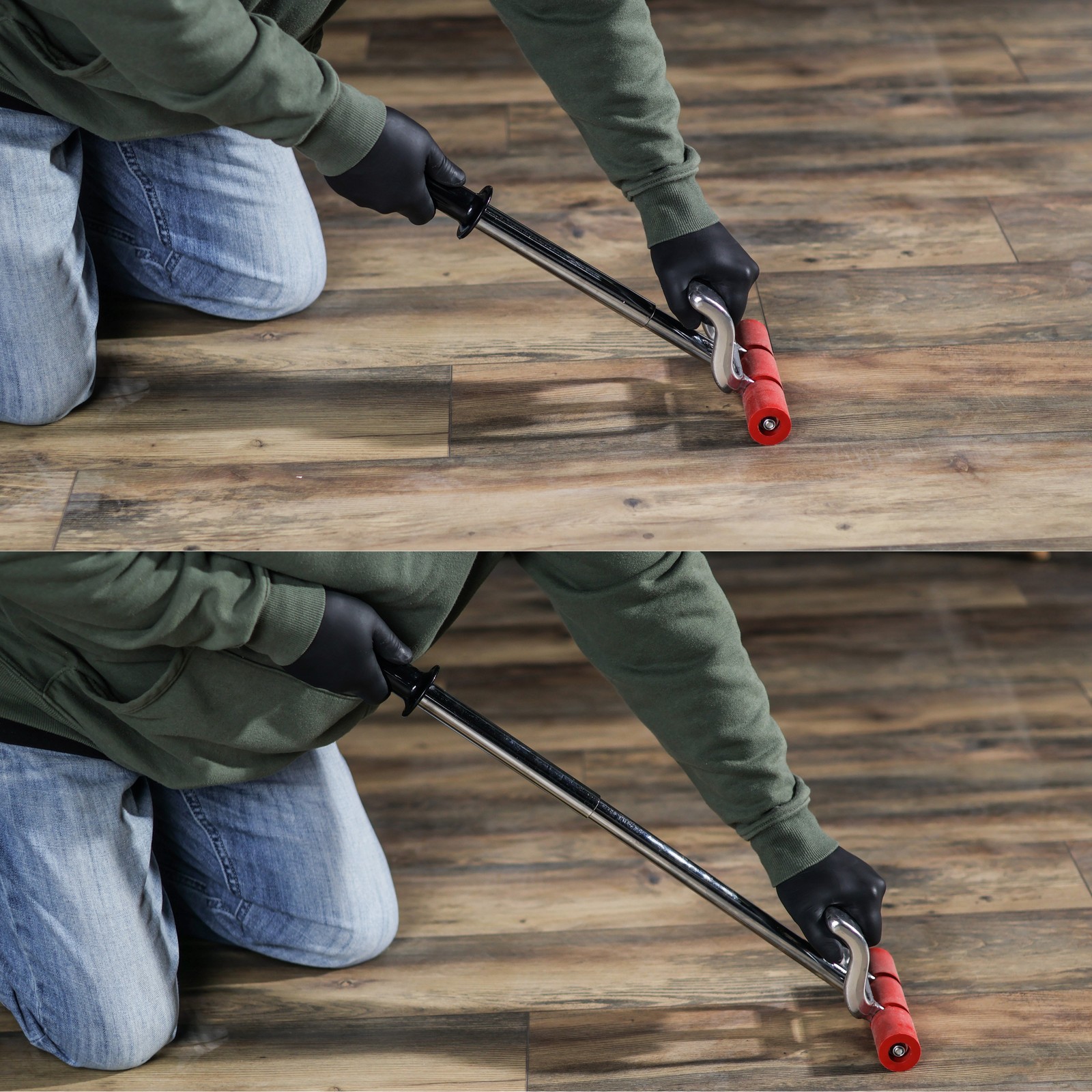 DCT Extendable Flooring Seam Press Roller Laminate Vinyl Carpet Linoleum Floor