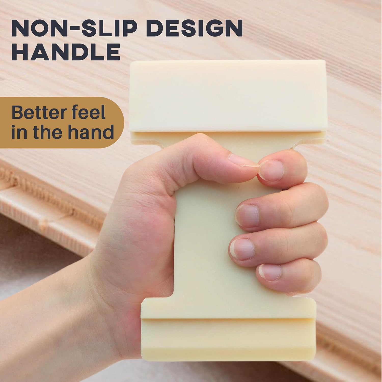 4-In-1 Laminate Flooring Tools – Nylon Tapping Block Kit for Laminate Plank and
