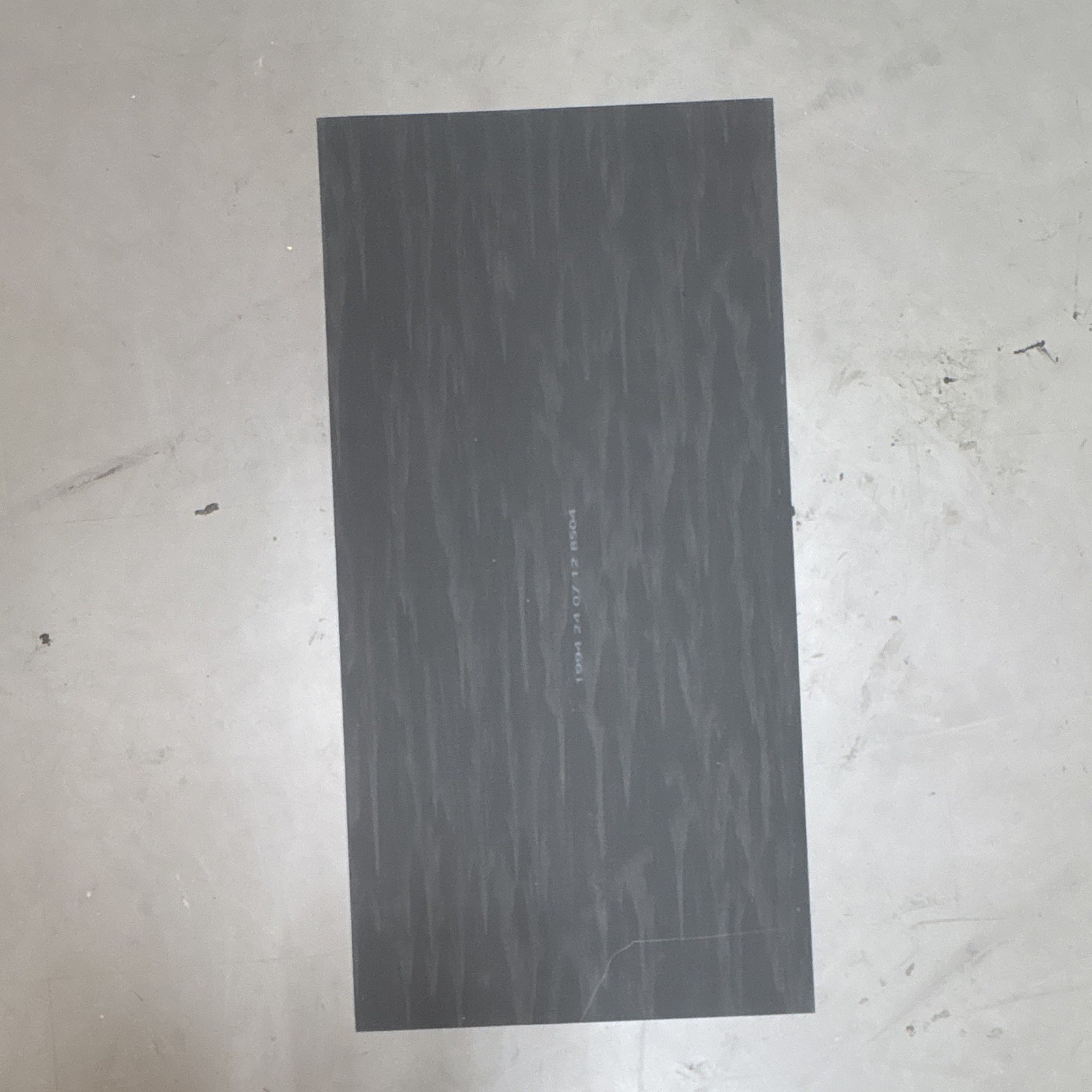 12”x24” Gray Concrete Look Dryback Vinyl Flooring Tile 3mm ( New)