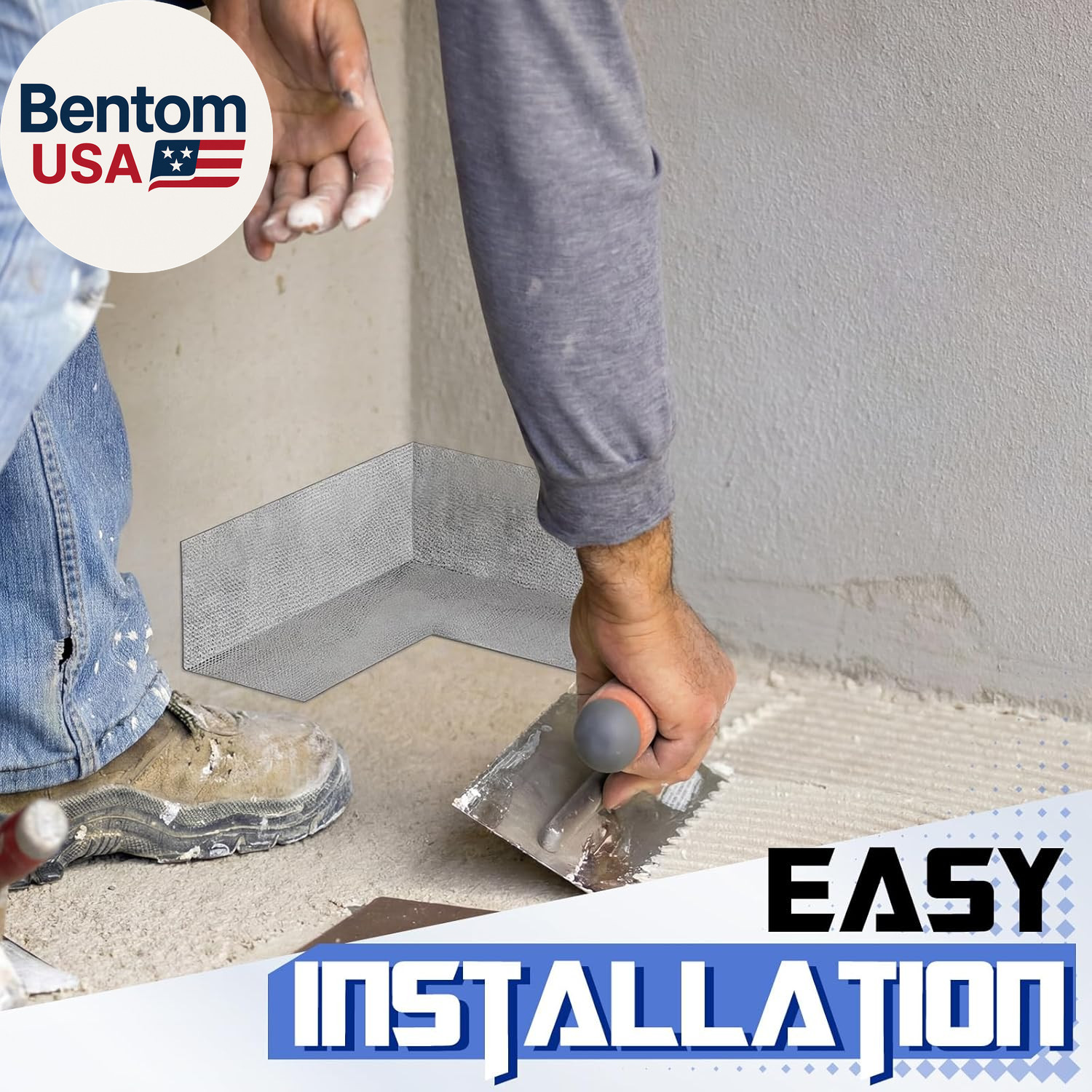 7 Pcs Waterproofing Membrane Kit, 0.42 X 100Ft(42 Sq Ft) Waterproof Membrane Ban
