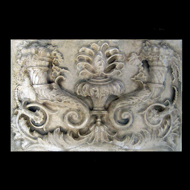 Renaissance Hellenistic Scrolls replica Wall Sculpture relief plaque Tile