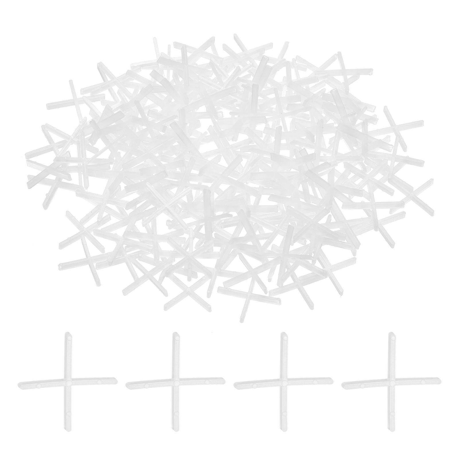 3/64″1mm Tile Spacers，2000 Pcs Cross Plastic Spacers, White