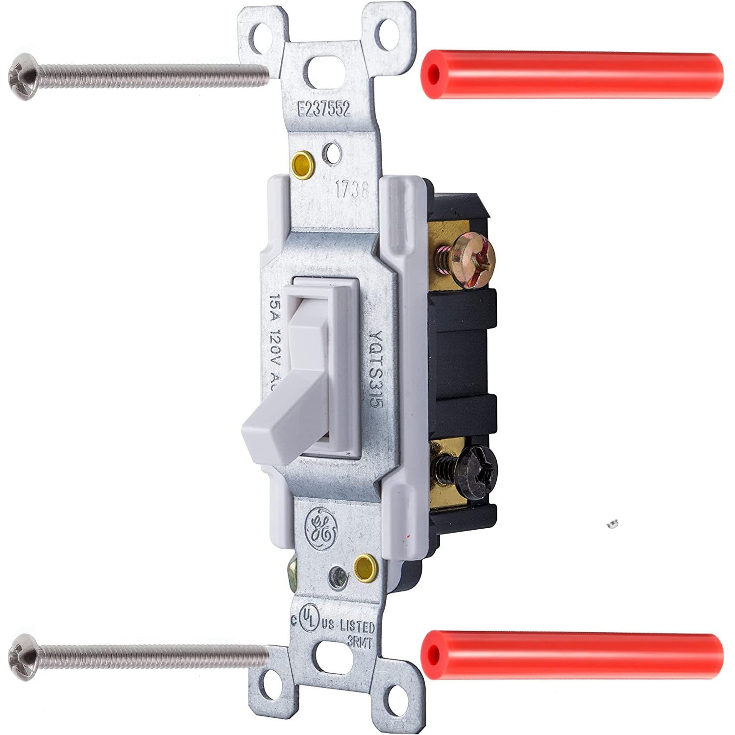 195 Pieces Electrical Outlet Extender Kit 105 One Size, red