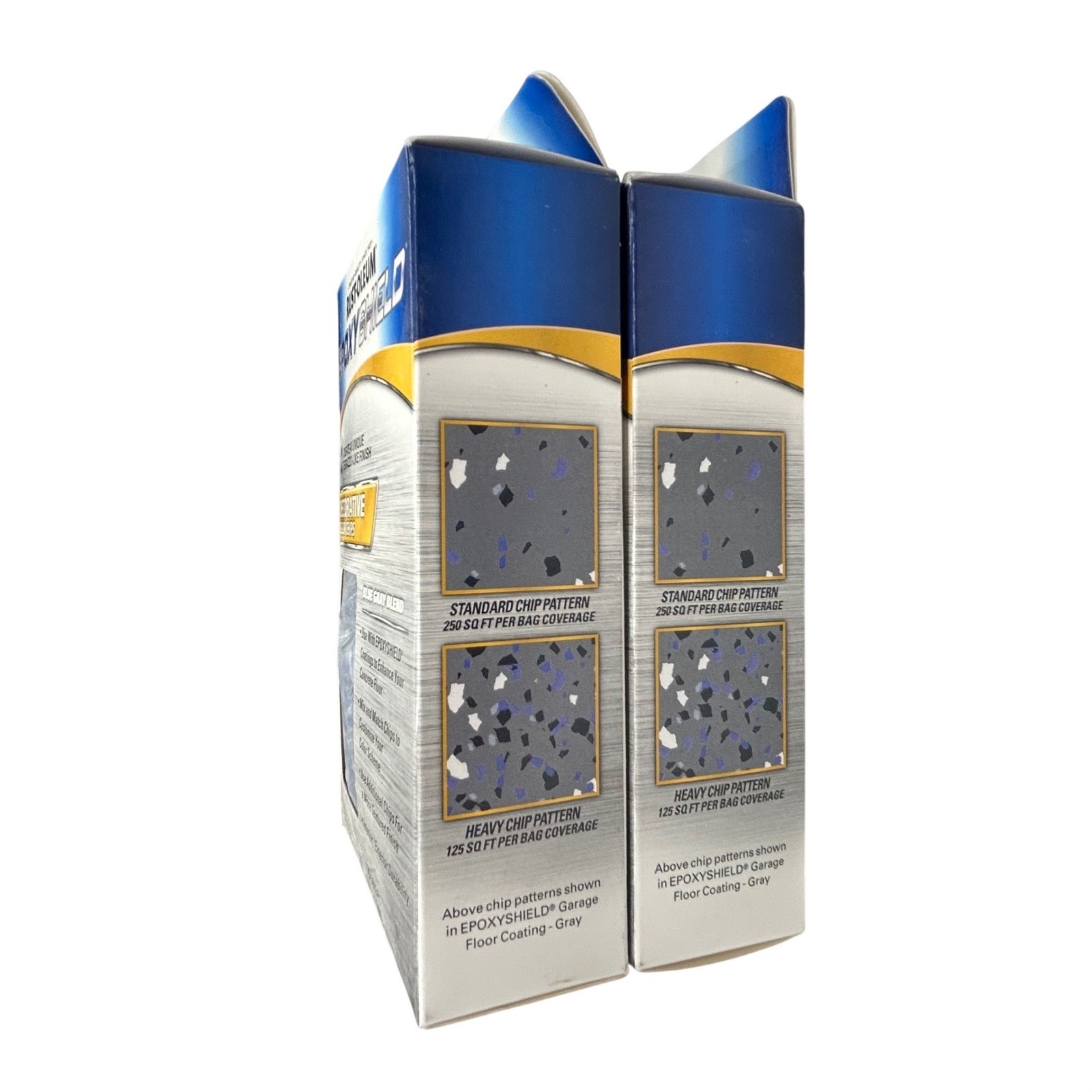 2lbs Rust-Oleum EpoxyShield Decorative Color Chips Blue Gray 50 sq feet NEW