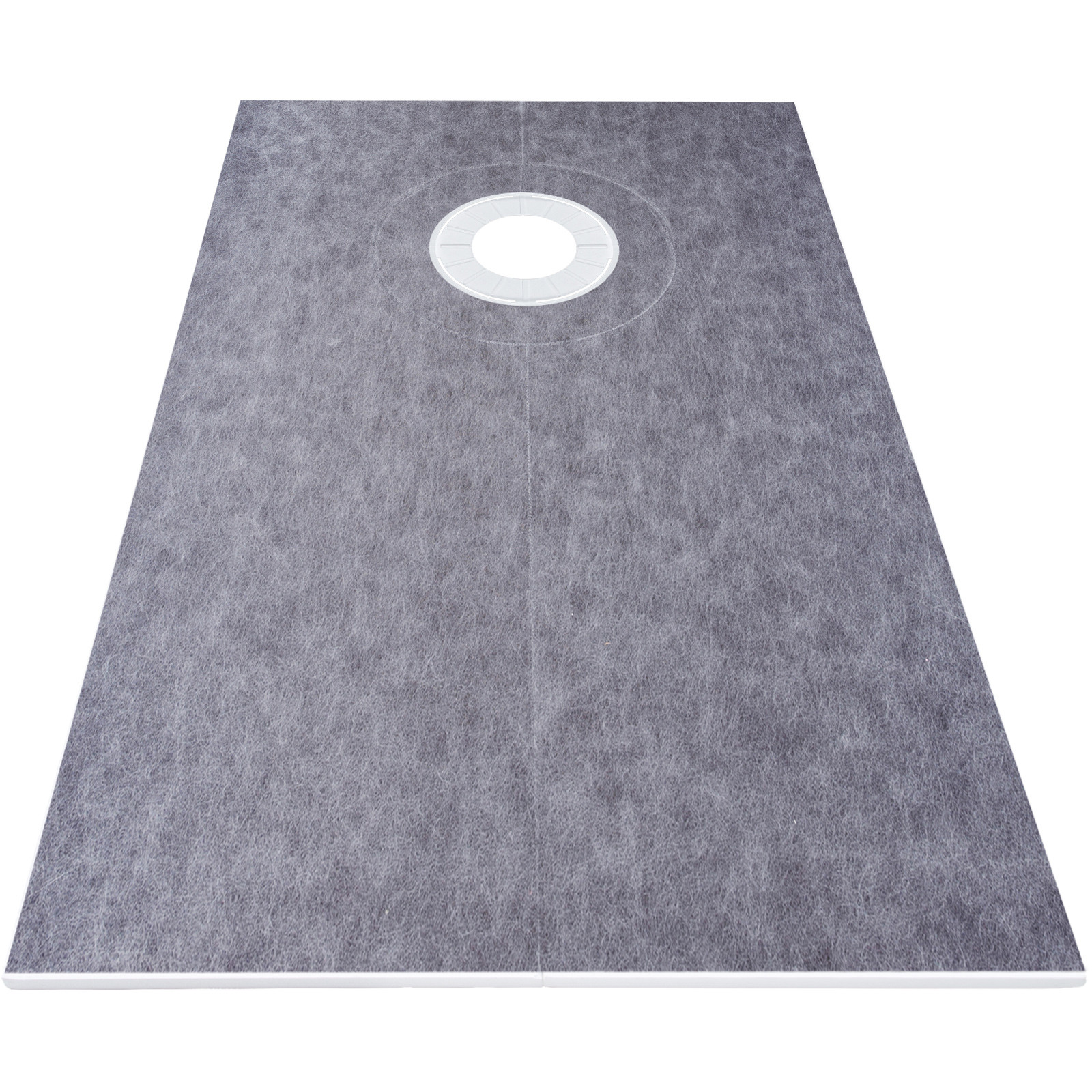 VEVOR Waterproofing Shower Kit Shower Kit Tray 38”x60” with Offset Drain ABS