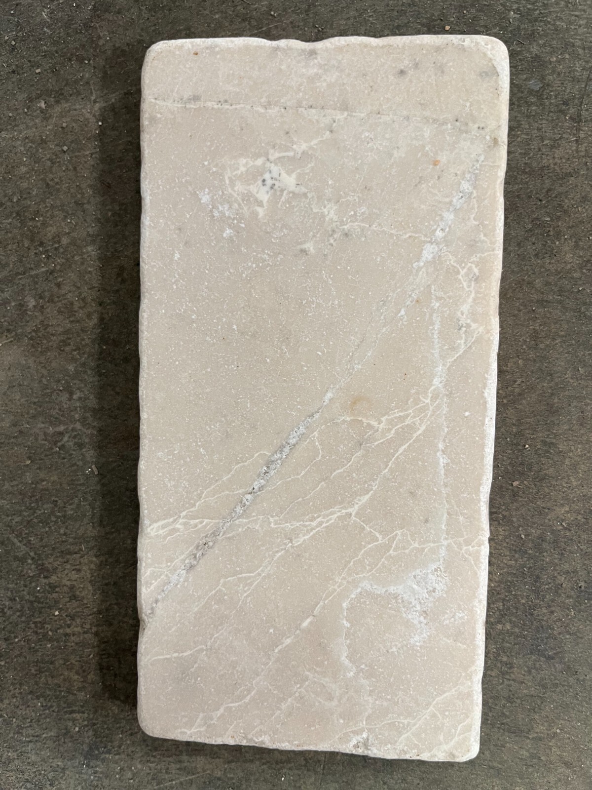3″ x 6″ Botticino Honed Travertine Tile Natural Stone Sample Piece T-125