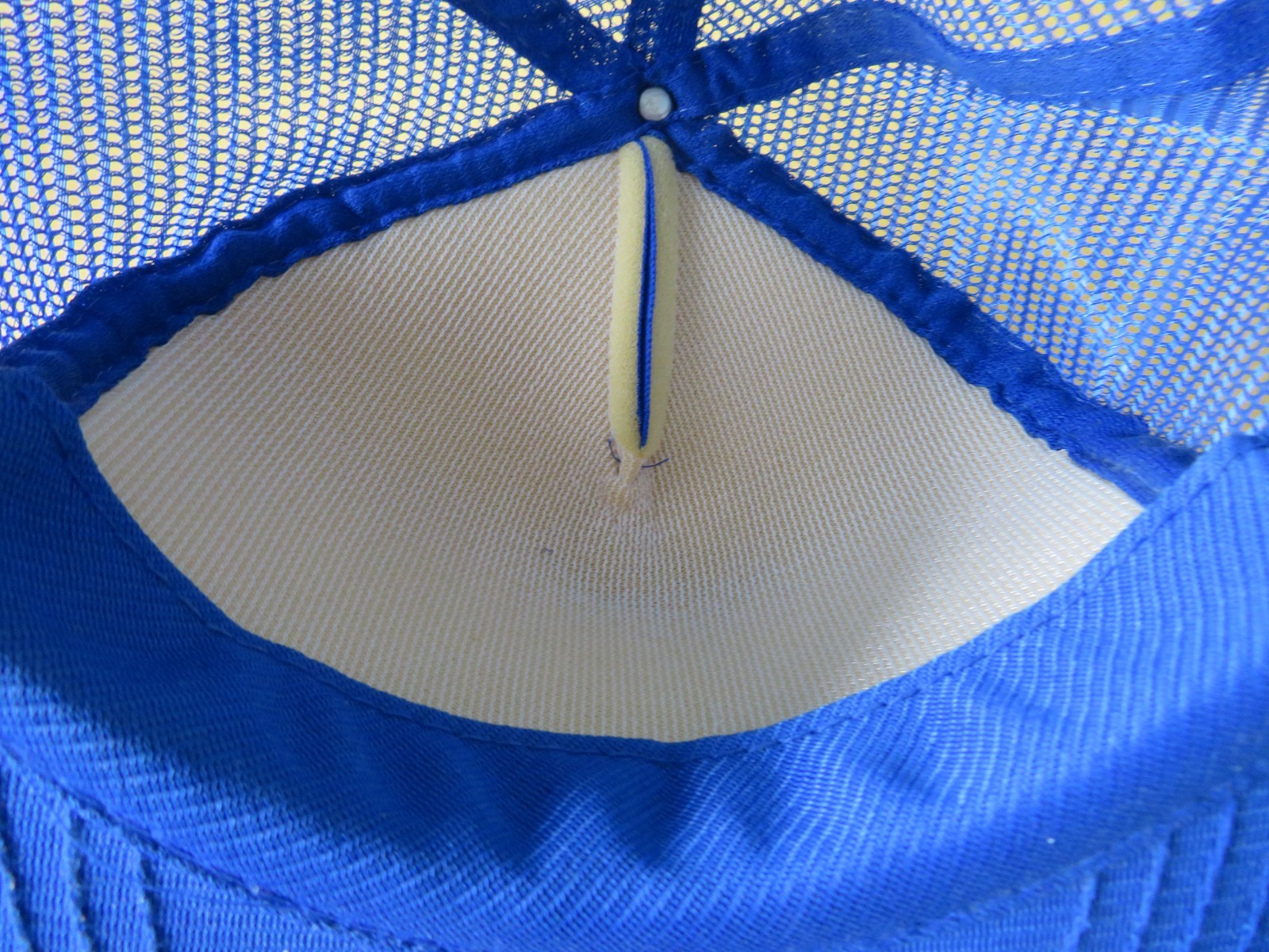 Vintage 1980s American Olean Tile Armstrong Co. Puffy+Mesh Trucker Hat Snapback