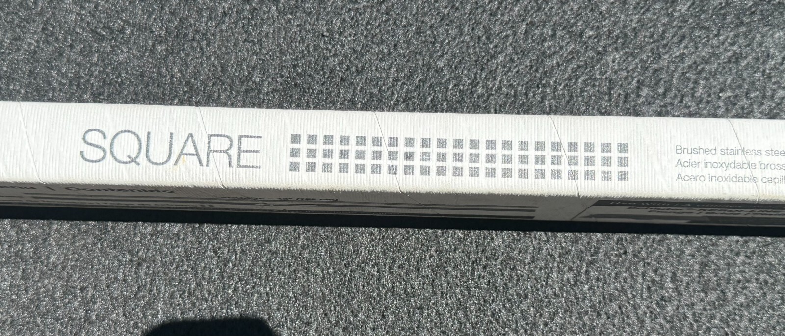 Schluter KERDI-LINE-VARIO Linear Floor Drain with Square Design KLVRID3EB122 48″