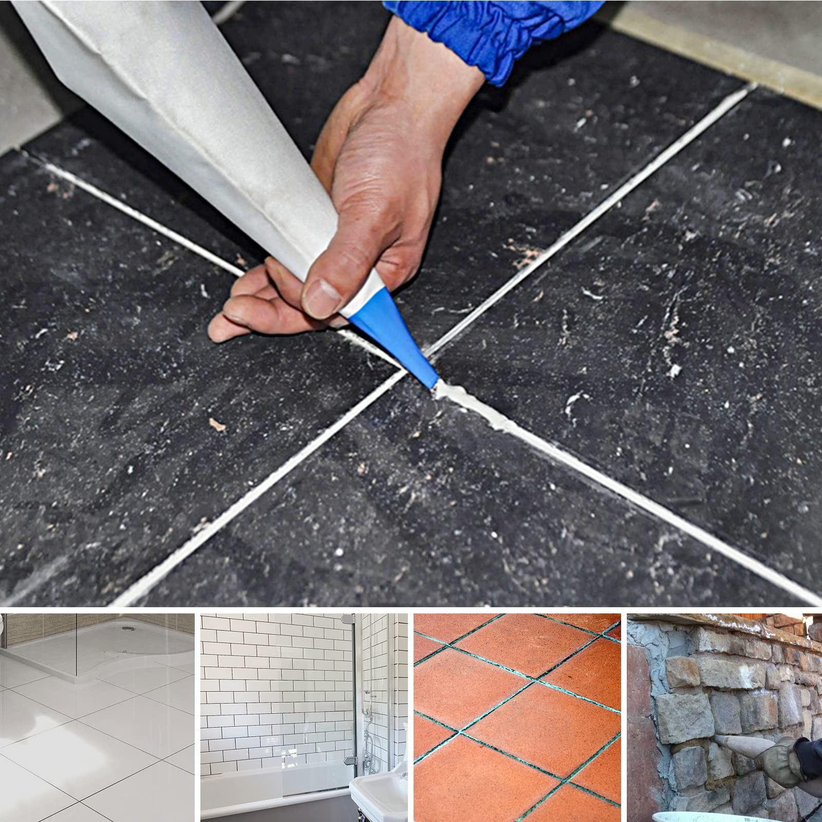 12″x24″ Blue Tile Grout Bag 3 Pack Heavy Duty Mortar Bags